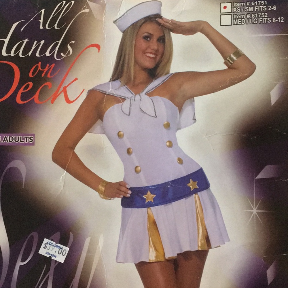 All Hands On Deck Adult Sailor Halloween Costume
